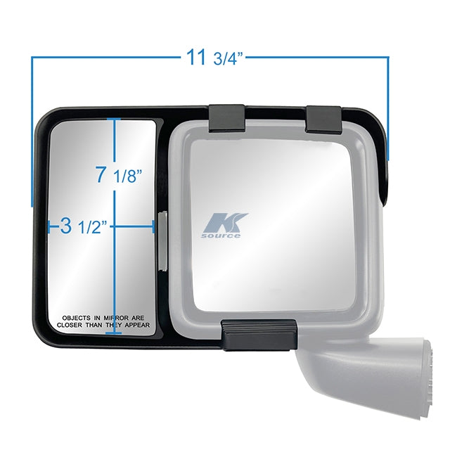 Towing Mirrors Snap & Zap – Jeep Wrangler JL (2018–Present) - Aftermarket Accessory