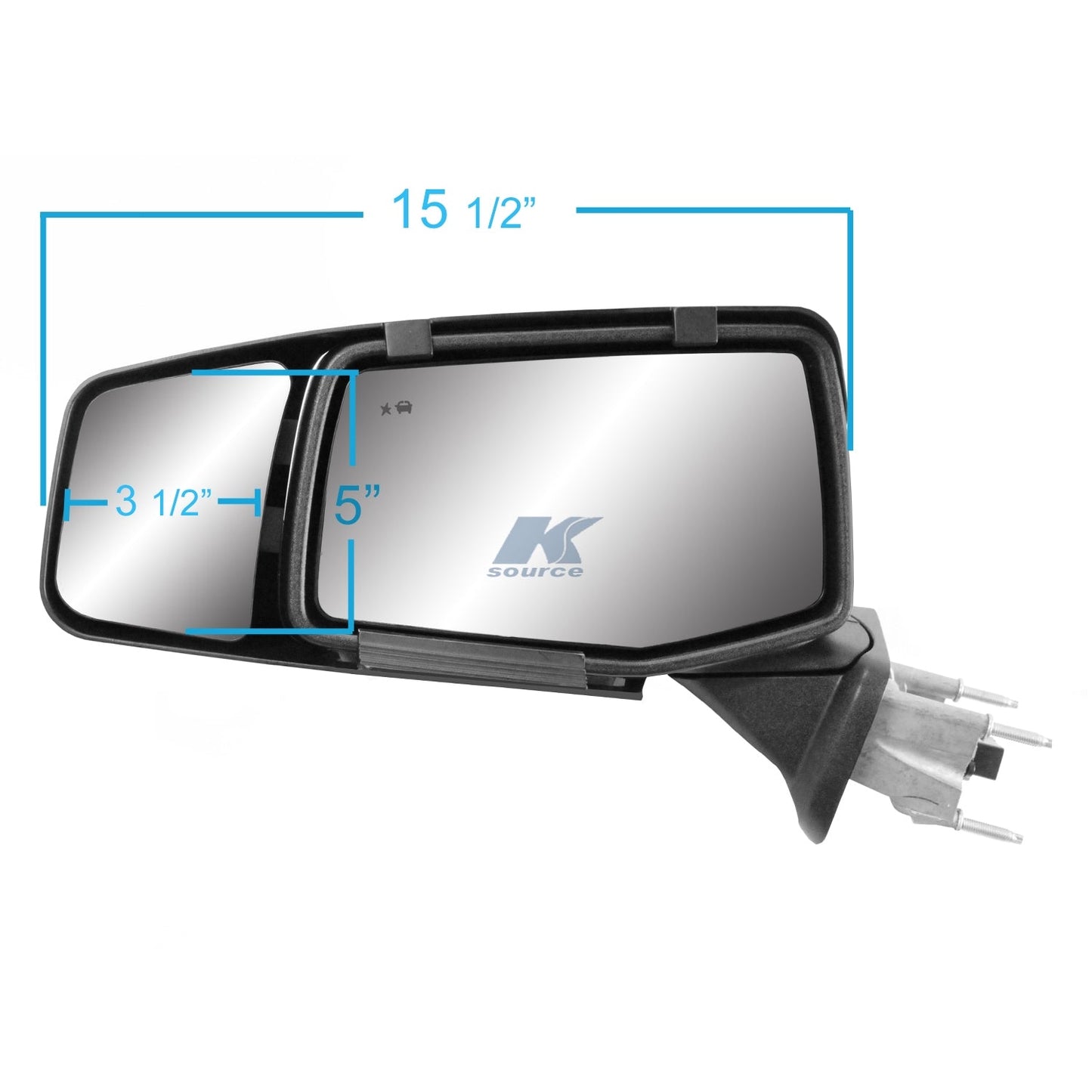 Towing Mirrors Snap & Zap – Chevrolet Silverado 1500 (2019–Present) - Aftermarket Accessory