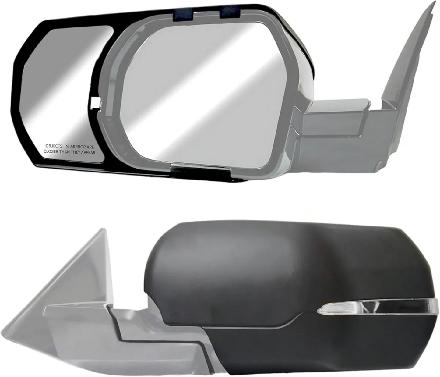 81310 Toyota Tundra (2022- Up) Snap & Zap Towing Mirrors (PAIR) - Aftermarket Accessory